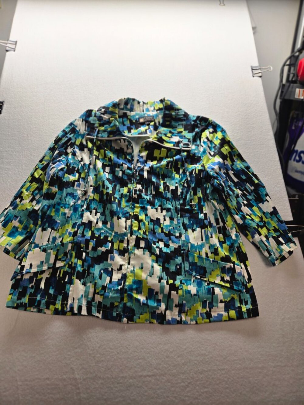 Toni Morgan Abstract Print Jacket – Made in Italy – Size L